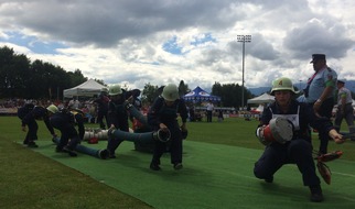 Sieben Mal Gold für Feuerwehr-Team Deutschland / Höchstleistungen in Feuerwehruniform / Großes Lob an Gastgeber Österreich