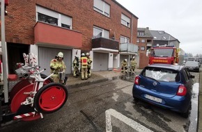 Feuerwehr Kleve: FW-KLE: Drei Keller an der Turmstraße standen voll Wasser
