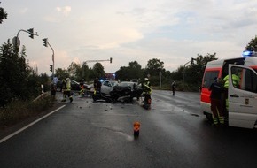 Polizei Aachen: POL-AC: Verkehrsunfall auf der L 240 mit mehreren Verletzten