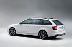 Skoda Auto Deutschland GmbH: Neuer SKODA Octavia RS auf der Rennstrecke in Goodwood (BILD)