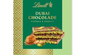 Lindt & Sprüngli GmbH: Lindt lanciert limitierte Dubai Chocolade in Deutschland