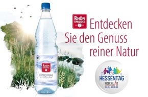 MineralBrunnen RhönSprudel Egon Schindel GmbH: Presseinformation: MineralBrunnen RhönSprudel ist offizieller Getränkepartner des Hessentags in Fritzlar