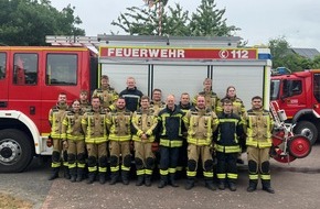 Freiwillige Feuerwehr der Gemeinde Sonsbeck: FW Sonsbeck: Interkommunaler Grundlehrgang erfolgreich absolviert