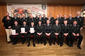 Freiwillige Feuerwehr der Stadt Bergen: FFW Bergen: Jahreshauptversammlung der Ortsfeuerwehr Bergen am 24. Januar 2026: Besondere Ehrung von Brigitta Pralle und Andreas Krohn