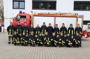 Freiwillige Feuerwehr der Stadt Lohmar: FW-Lohmar: Grundlehrgang der Feuerwehr Lohmar erfolgreich beendet