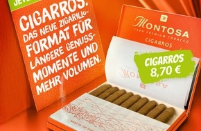 Arnold André GmbH: Neu: Montosa Cigarros für volumenreiche Genusspausen