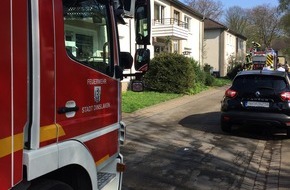 Feuerwehr Dinslaken: FW Dinslaken: Brandeinsatz auf der Herzogstraße