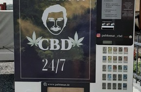 Polizeidirektion Neuwied/Rhein: POL-PDNR: 12 Automaten mit Cannabisprodukten geleert und sichergestellt