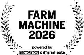 dlv Deutscher Landwirtschaftsverlag GmbH: FARM MACHINE 2026: Fachjury kürt 13 Kategoriesieger – Publikum  wählt seinen Favoriten