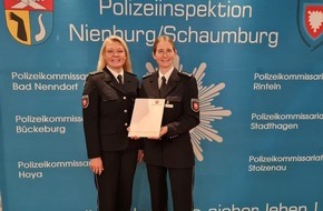 Polizeidirektion Göttingen: POL-GOE: Polizeikommissariat Rinteln unter neuer Leitung: Kommissariatsleiterin Melanie Meinke offiziell in neues Amt eingeführt