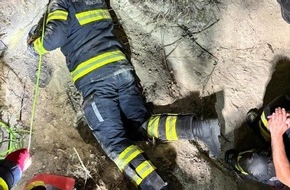 Feuerwehr M&uuml;nchen: FW-M: Hund verirrt sich in Dachsbau (gemeindefreies Gebiet)