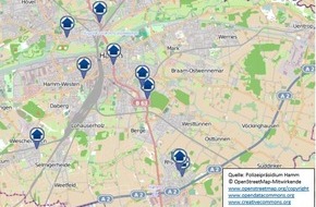 Polizeipräsidium Hamm: POL-HAM: Wohnungseinbruchsradar für die Woche vom 21.01. - 27.01.2019