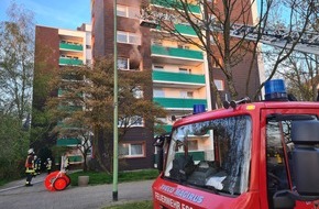 Feuerwehr Essen: FW-E: Küchenbrand in einem Hochhaus - Keine Verletzten