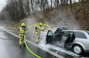 Feuerwehr Ratingen: FW Ratingen: Ratingen-Ost, BAB 3, 07.01.22, 15:32 Uhr