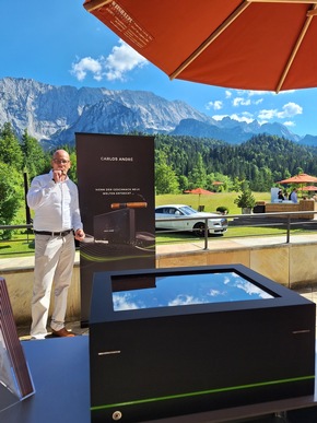 Carlos André beim Kulinarischen G7 Gipfel auf Schloss Elmau