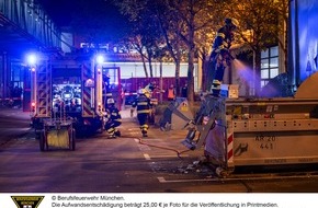 Feuerwehr München: FW-M: Messewache löscht Brand (Riem)