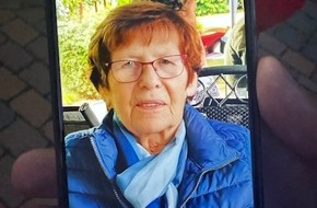 Polizeiinspektion Nienburg / Schaumburg: POL-NI: Öffentlichkeitsfahndung nach vermisster 91-Jährigen