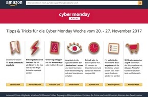 Amazon.de: Media Alert: Heute startet die Cyber Monday Woche bei Amazon.de mit mehr Angeboten als je zuvor