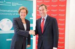 Santander Consumer Bank AG: Santander unterstützt die Westfälische Wilhelms-Universität Münster (BILD)