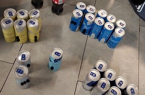 Bundespolizeiinspektion Hamburg: BPOL-HH: Mann entwendet 30 Energy-Getr&auml;nke und versucht nach Entlassung direkt wieder zu stehlen - Ingewahrsamnahme durch Bundespolizei