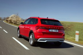 Start frei für den neuen SKODA KAMIQ SCOUTLINE - KAMIQ und SCALA punkten mit mehr Ausstattung