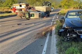 Polizeidirektion Landau: POL-PDLD: Verkehrsunfall mit Personenschaden