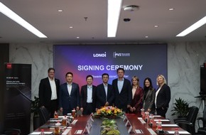 LONGi Green Energy Technology Co., Ltd.: 1,5-GW-Liefervertrag: LONGi und PV International unterzeichnen Vereinbarung über Lieferung von Solarmodulen inklusive der Rückkontaktmodule Hi-MO X6