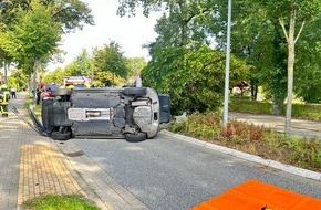 Kreisfeuerwehr Rotenburg (Wümme): FW-ROW: Verkehrsunfall im Ort