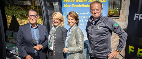 Leutgeb Entertainment Group GmbH: SKI OPENING 2019 SCHLADMING/PLANAI - Weltrekord "Die größte Gondel der Welt"