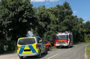 Freiwillige Feuerwehr Alpen: FW Alpen: Unbekannte Rauchentwicklung am Freizeitsee in Alpen - Menzelen