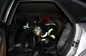 Freiwillige Feuerwehr Werne: FW-WRN: FEUER_1 - Fahrzeugbrand PKW