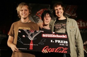 Coca-Cola Schweiz GmbH: Die Modern Day Heroes sind die Helden des "MyCokemusic Soundcheck 2007"