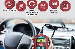 PEARL GmbH: Fehleranalyse und Auslesen fahrzeugspezifischer Daten: Lescars OBD2-Diagnosegerät OD-170 zum Auslesen und Löschen von Fehlercodes