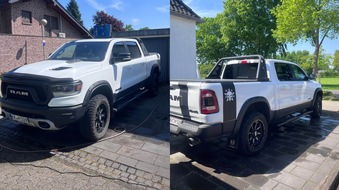 Kreispolizeibeh&ouml;rde Viersen: POL-VIE: Dodge RAM gestohlen - Hinweise gesucht!