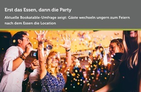 The Fork: Party! Aber erst noch die Grundlage schaffen / Eine Bookatable-Umfrage zeigt: Gäste entscheiden sich für kombinierte Feier- und Tanzlocations