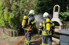 Freiwillige Feuerwehr Bedburg-Hau: FW-KLE: Feuer durch Flämmarbeiten: Frau wird verletzt