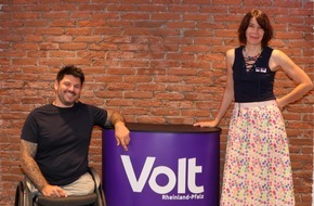 Volt Deutschland Landesverband Rheinland-Pfalz: Volt Rheinland-Pfalz lädt zu Landesliste Live in Koblenz ein / Am 29.11.2025 von 12-16 Uhr am Löhrrondell in der Koblenzer Innenstadt