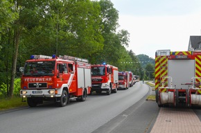 FW-OE: Bombenfund in Lennestadt - Langenei beschäftigt Hilfsorganisationen
