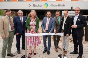 Dr. Becker Klinikgesellschaft: Dr. Becker Kiliani-Klinik weiht Neubau für neurologische Frührehabilitation ein
