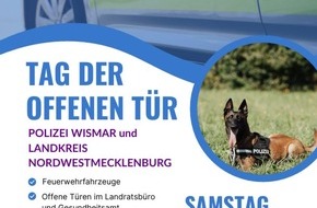 Polizeipräsidium Rostock: POL-HRO: Ein Tag für die ganze Familie - Polizei und Kreisverwaltung laden gemeinsam ein