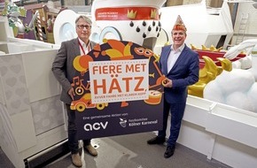 ACV Automobil-Club Verkehr: Fiere met Hätz, ävver fahre met klarem Kopp: ACV kooperiert mit dem Festkomitee Kölner Karneval