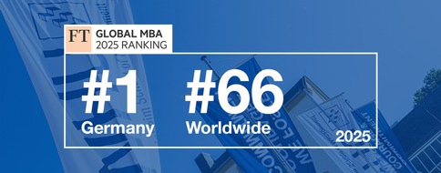 WHU - Otto Beisheim School of Management: FT-Ranking: WHU bietet besten Vollzeit-MBA in Deutschland