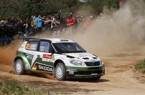 Skoda Auto Deutschland GmbH: SKODA Junior Sepp Wiegand nach gutem Shakedown bereit für die Rallye Portugal (BILD)