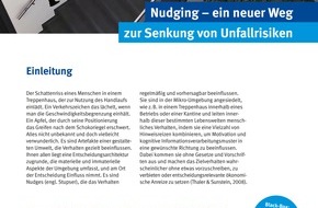 BG ETEM - Berufsgenossenschaft Energie Textil Elektro Medienerzeugnisse: Nudging im Arbeitsschutz: Kostenfreies Whitepaper der BG ETEM