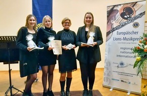 Universität Osnabrück: Musikalische Talente ausgezeichnet -  Studentin der Uni Osnabrück erhielt 1. Preis beim 26. Lions Musikpreis