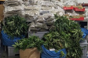 Polizeipräsidium Hamm: POL-HAM: Untersuchungshaft: Mehr als 35 Kilogramm Marihuana und Haschisch sichergestellt