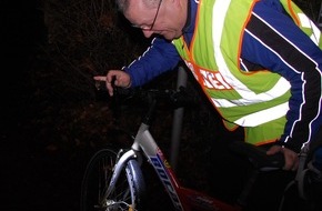 Polizeiinspektion Verden / Osterholz: POL-VER: Polizei Verden führt Beleuchtungskontrolle von Fahrrädern durch