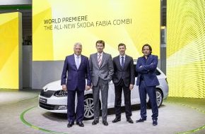 Skoda Auto Deutschland GmbH: Emotionen an der Seine: Neuer SKODA Fabia und Fabia Combi feiern Weltpremiere (FOTO)