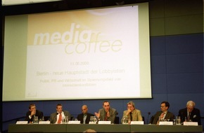 news aktuell GmbH: Rekordbeteiligung: media coffee von news aktuell zum Thema Lobbyismus