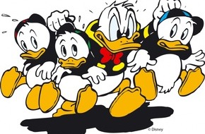 Egmont Ehapa Media GmbH: Tick, Trick und Track, seit 70 Jahren immer auf Zack!